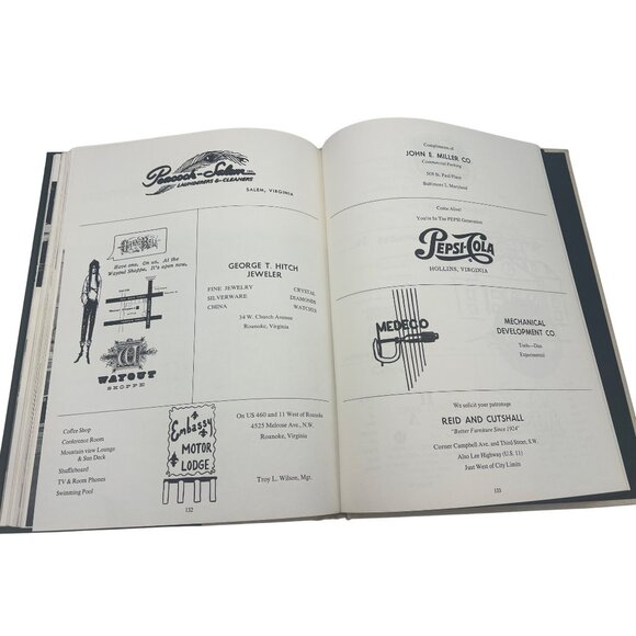 Roanoke College 1966 Rawenoch Yearbook Hardcover 144 Pages Vintage Ads - Picture 9 of 10